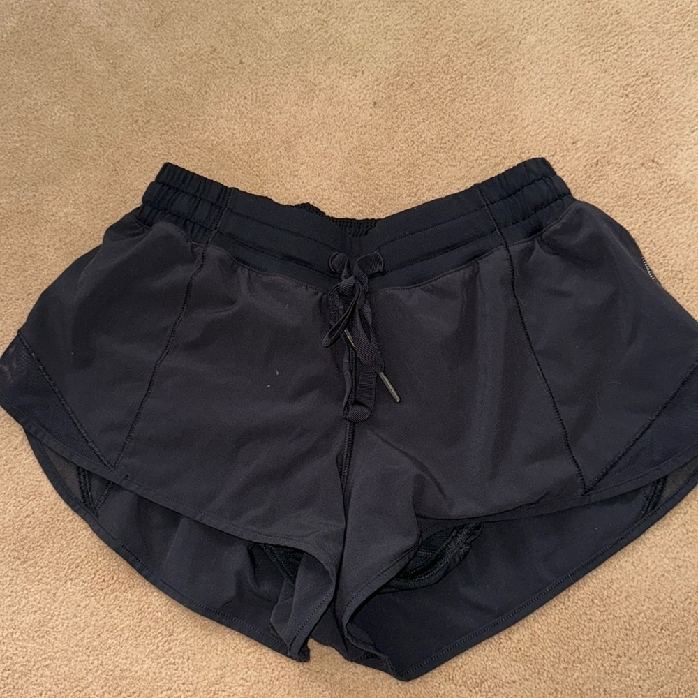 Black lululemon shorts